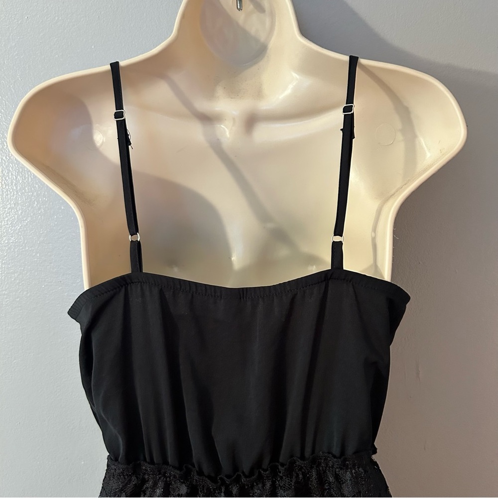 Xhilaration Lace Black Dress Medium - Picture 3 of 7
